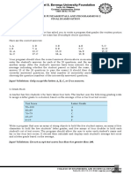 COMP 121L Final Exam