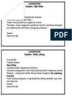 Teks Dialog Langkahan