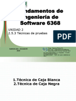 02proceso - ISW U2 2.5.3 Técnicas de Pruebas