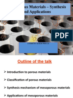 Mesoporous Materials - Synthesis and Applications: Chemistry Design Process