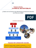 Estadística para El Sector Público