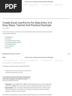 Create Excel UserForms For Data Entry in 6 Easy Steps - Tutorial and Practical Example3