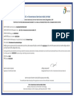 RAP Certificate