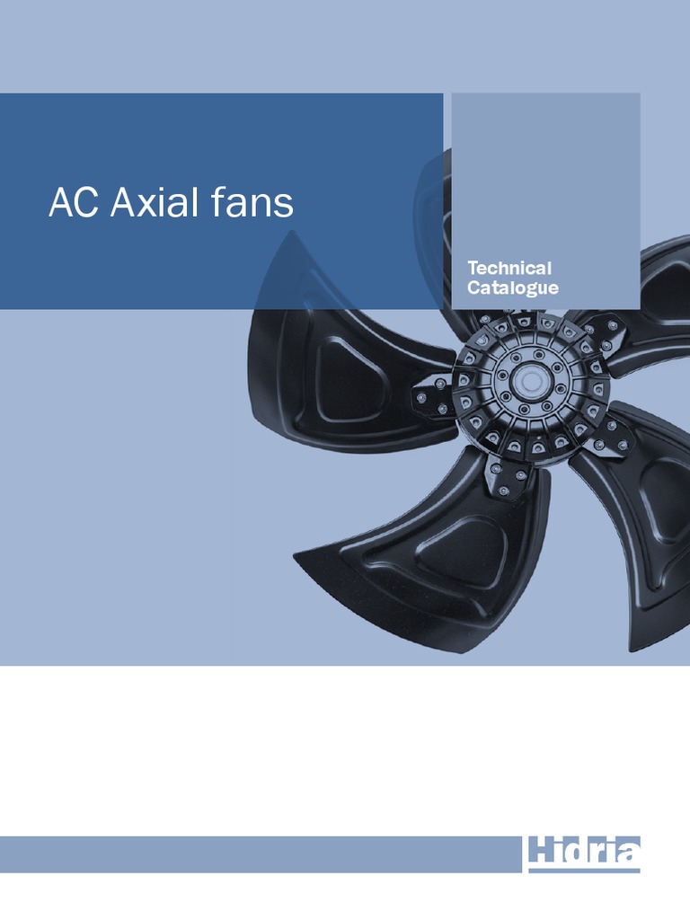 AC Axial Fans Catalogue New | PDF | Alternating Current | Electric Motor
