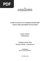 Bambu Pamuk Elyaf Karisimli Ipliklerin Cesitli Ozelliklerinin Incelenmesi Examination of The Various Properties of Bamboo Cotton Fibre Blended Yarns