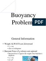 Buoyancy Problems Notes