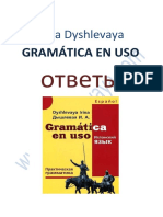 Дышлевая И.А. - Gramatica en Uso (Ответы) - 2010