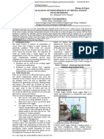 Research Paper Evaluation of Performance of Diesel Engine With Biodiesel
