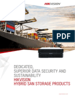 Dedicated, Superior Data Security and Sustainability: Hikvision Hybrid San Storage Products