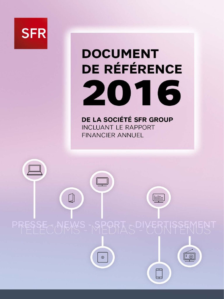 SFR Group | PDF | Internet des objets | Accès à Internet
