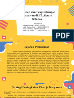 Kelompok 5 - Penerapan Pelatihan Dan Pengembangan Di Perusahaan Belum