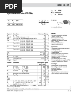 Fast Recovery Epitaxial Diode (FRED) : DSEI 12-12A