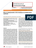 Role of Antispasmodics in The Treatment of Irritable Bowel Syndrome