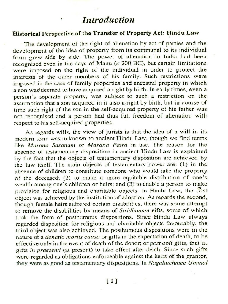 Law of Transfer of Property Vepa P. Sarathi (PP 149) PDF Fee