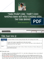 22. Giải pháp cần thiết cho những bạn sở hữu chủng vân tay Đại Bàng