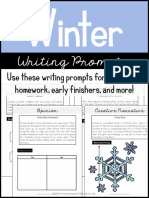 Writing Prompts: Use These Writing Prompts For Journaling, Homework, Early Finishers, and More!