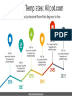 Rising Chart Placemark PowerPoint Diagram