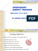 Supervisory Management - Sept 2015