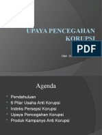 Upaya Pencegahan Korupsi