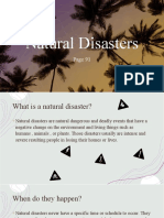 Gr.8 U.4 L.4 Natural Disasters