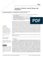 Aerospace: Aeroelastic Stability Analysis of Electric Aircraft Wings With Distributed Electric Propulsors