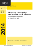 2023 KS2 SPAG Test Mark Schemes | PDF | English Language | Letter Case
