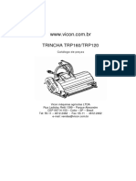 TRINCHA TRP160_TRP120 Catálogo de peças