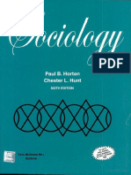 Sociology by Horton and Hunt