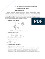 T3. Chopperul de Tensiune Continua Coborator (Cu Tranzistor Serie) 1. Principiul de Functionare