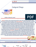 Lecture 8: Antigout Drugs