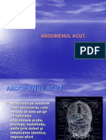 abdomenul acut