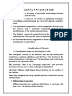 Placenta and Its Types