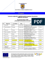 Lansare Regionala - Servicii Sociale 2006