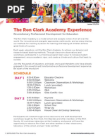 The Ron Clark Academy Experience: Schedule