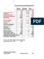 Cash $10 X1.10 $11 Accounts Receivable 375 X1.10 412 Inventories 615 X1.10 677 Total Current Assets 1000 1100 Net Plant and Equipment 1000 X1.10 1100