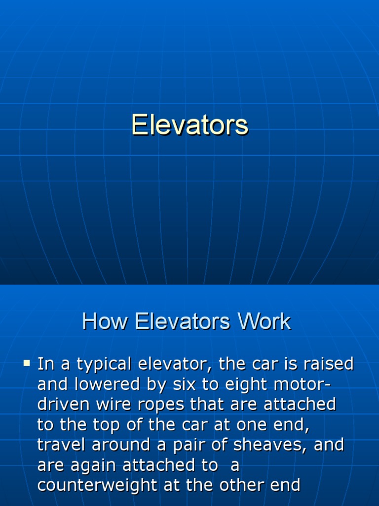 Elevators | PDF | Escalator | Elevator