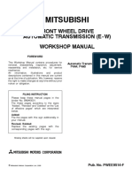 Mitsubishi: Front Wheel Drive Automatic Transmission (E-W) Workshop Manual