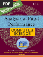 Analysis of Pupil Performance: Computer Science