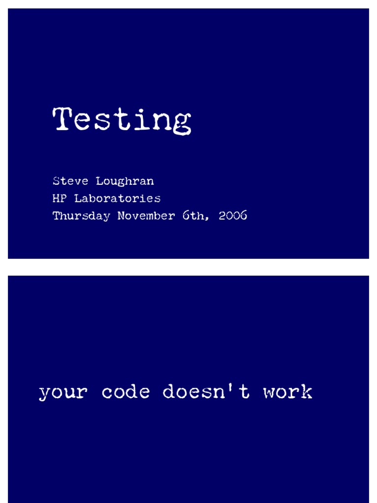 Testing pdf unit testing systems engineering
