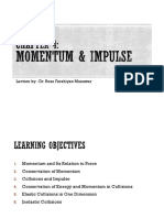 Dr. Rose Farahiyan Munawar's Lecture on Momentum, Impulse, and Collisions