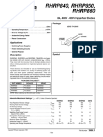 RHRP840, RHRP850, RHRP860: Package Features