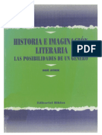 Historia-E-Imaginacion-Literaria-Las-Posibilidades-De-Un-Genero-Noé Jitrik