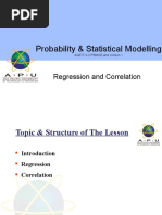 Topic 3 Regression & Correlation