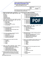 Soal PAT Sosiologi Kelas X K13