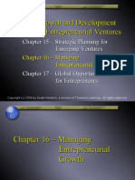 16-0 - Strategic Entrepreneurial Growth