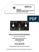 Aa83-001 Intermusic Stereo Intercom System Serial No. 2939 and Later