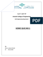 Home Quiz.No:1: ةزينعب ةسدنهلا ةيلك Unaizah College of Engineering
