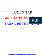 Tuyển Tập Các Bài Toán Hình Thi Vào 10.Phần Đáp Án