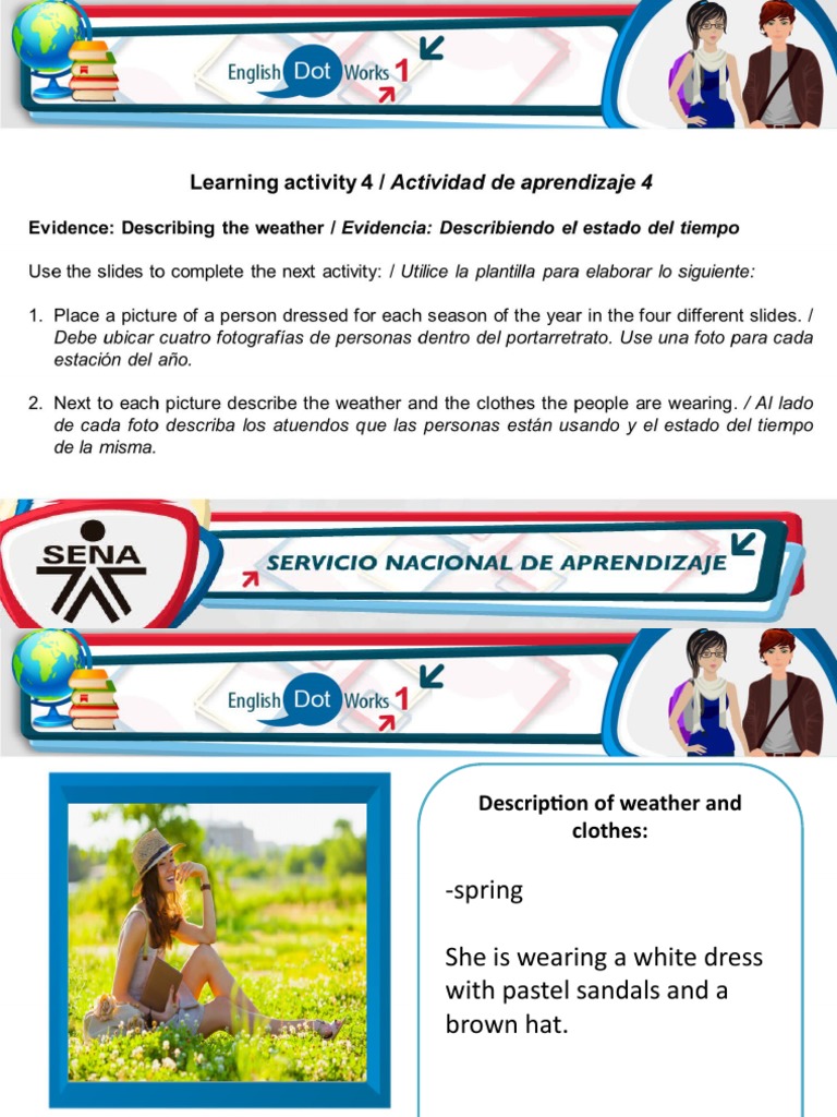 Evidence Describing The Weather | PDF
