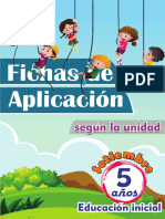 Fichas de Aplicación - 5 Años - Setiembre